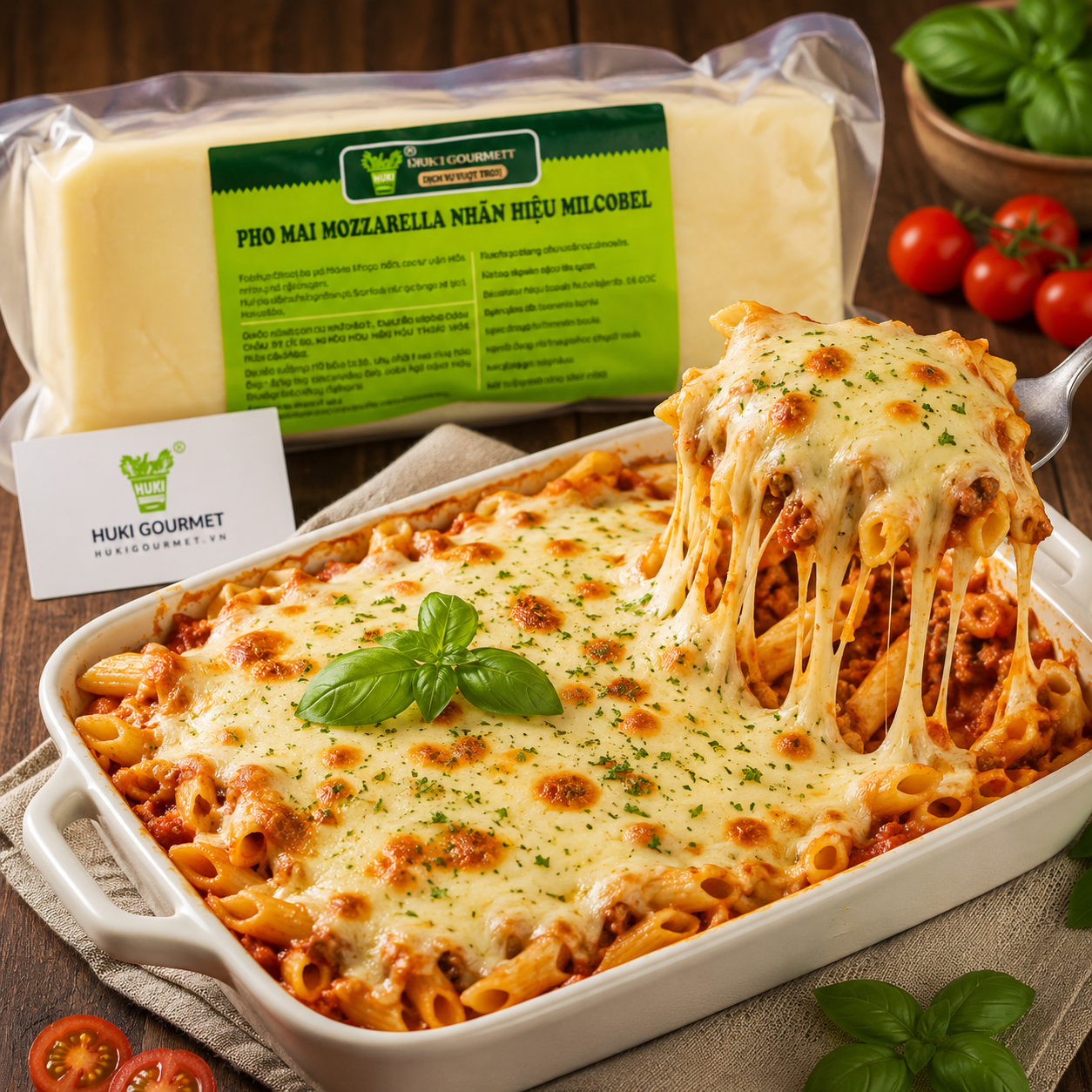 Phomai mozzarella Milcobel 2.5kg 2