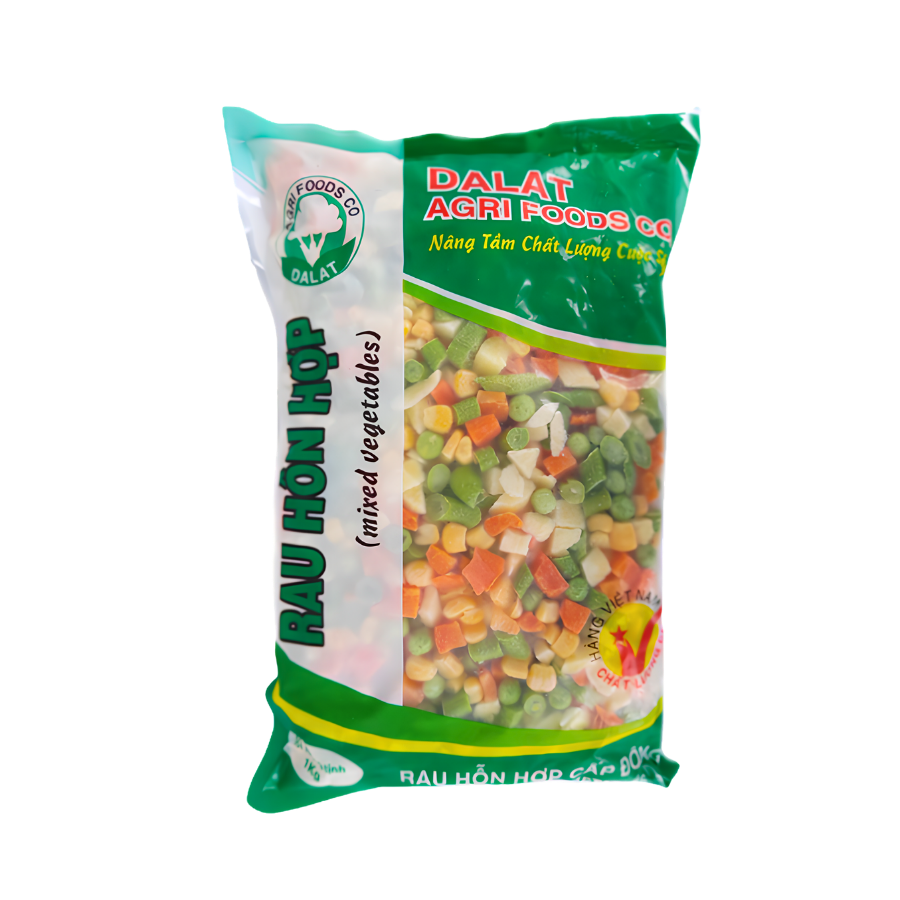 Rau củ hỗn hợp 1kg Đà Lạt