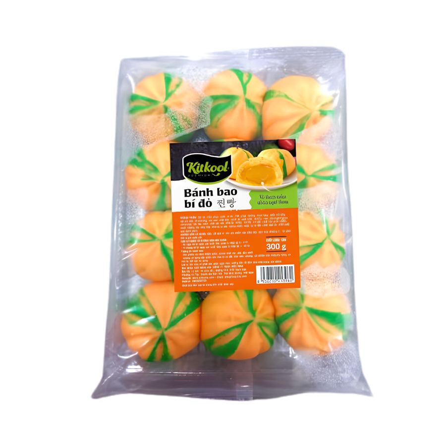 Bánh Bao Bí Đỏ LC 300G 12C